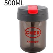 Resim Velvettides Mini Ton Ton Bardak Çocuk Öğrenci Plastik Bardak Taşınabilir Pipet Bardak Sevimli Yüksek Yüz Değer Bardak Hediye Büyük Göbek Bardak 