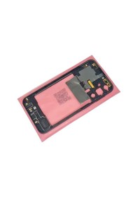 Resim Tkgz Samsung Galaxy Uyumlu A24 Full Kasa Arka Kapak Batarya Kapağı - Siyah Çok Renkli 