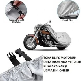 Resim Wovex Rks Titanic 200 Motosiklet Brandası,Branda,Örtü(Arka Çanta Uyumlu Değildir) 