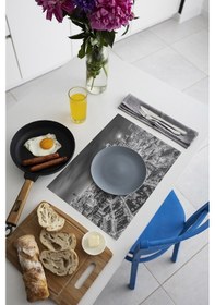 Resim Dekoratif Baskılı Keçe Amerikan Servisi, Supla 2'Li Servis Takım -371 Çok Renkli 