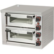Resim OMAKE Elektrikli Pizza Fırını 8xø35 cm Kapasiteli 2 Katlı 72X72 Manuel 