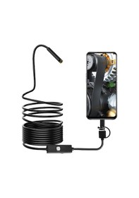 Resim Ximistore9 Su Altında Kullanılabilir 0.3mp Endoskop Kamera - 2 Metre Usb Bağlantılı, Ayarlanabilir Led'ler Siyah 