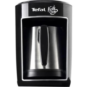 Resim Tefal Köpüklüm Pro Çelik Türk Kahvesi Makinesi - Siyah Yada Beyaz 