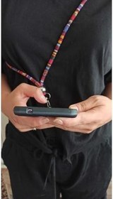 Resim kilifland Samsung Galaxy S20 Fe ile Uyumlu Kılıf Rasta Ipli Boyun Askılı Desenli Silikon Boks Eldiveni 1763 