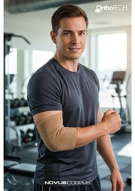 Resim 2'li Ortopedik Spor Dirseklik Unisex Elbow Sleeve Spor Antrenman Destek Koşu Gym Fitness Dirseklik 