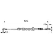 Resim BOSCH 1987482131 FREN TELİ. 1970 MM 