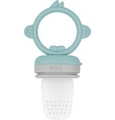 Resim Oioi Püre Meyve-sebze Emziği Aqua Green/powder Grey 1130004 Bej - Mavi 