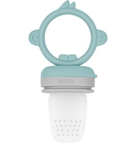 Resim Oioi Püre Meyve-sebze Emziği Aqua Green/powder Grey 1130004 Bej - Mavi 