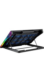 Resim Gameagle Shadow Cool GT15 Rgb 15 Fanlı 10 Rgb Modlu 9-17.3'' Notebook Soğutucu Stand Laptop Soğutucu 