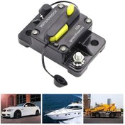 Resim 30-300 Amp Devre Kesici Ip67 Su Geçirmez 12v-48v Manuel Sıfırlama Sigortası 60a 