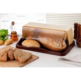 Resim Pileli Store Dikdörtgen Ekmek Saklama Kutusu 
