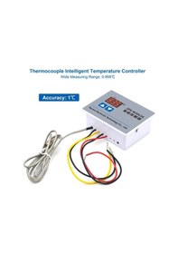 Resim Fortunelane 2200w Yağ Isıtıcı Termostatı 0-999 C Dijital Göstergeli Koyu Renk Model 