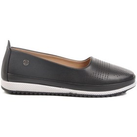 Resim Pierre Cardin Pc-54566 Z Siyah Kadın Yumuşak Hafif Babet Siyah 