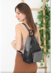 Resim Platin Siyah Sırt Çantası 001 