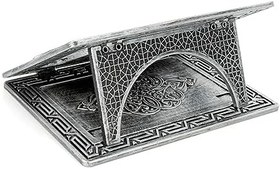 Resim Kamer İki Kademeli Masaüstü Rahle - Gümüş Eskitme 