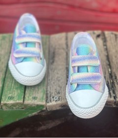 Resim Surpie Shoes Renkli Çocuk Convers, Kız Çocuk Günlük Ayakkabı 