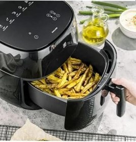 Resim Zwilling Air Fryer/Sıcak Hava Fritözü, 4 L, 6 Program, 1.400 Watt, Yağsız Kızartma ve Pişirme, Tarif Kitabı Dahil, Siyah 