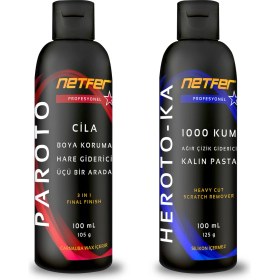 Resim Netfer 2'li Kalın Pasta Cila Set - 2x100 mL 