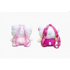 Resim Mudanis Peluş Hello Kitty Sırt Çantası Alk3002 Beyaz 