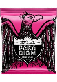 Resim Ernie Ball P02023 Elektro Gitar Tel Seti - Paradigm Super Slinky Üst Segment - Kırılmaz Seri Plazma Takviyeli Çelik Çekirdek, Ultra Esnek Yapı Ve Kararmayan Yüzey Ölçü: .009 - .042 6'lı Tam Takım Set 