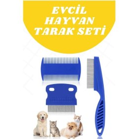 Resim Nm-store Evcil Hayvan Tarak Seti 4'lü Bit Tarağı Ked Köpek Tüyüne Uygun 
