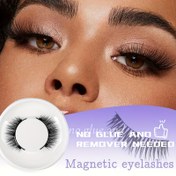 Resim Kolay Giyilebilir Manyetik Kirpik Kiti - 1 Çift, Yapıştırıcı Gerektirmez, Su Geçirmez ve Tekrar Kullanılabilir, Doğal ve Dramatik Bir Görünüm İçin Uygulatör Dahil, Kedi Gözü Stili, 6-15mm Uzunluklar, 0.07mm Kalınlık, Cosplay, Anime ve Günlük Makyaj İçin Mükemmel, Cosplay Kirpikleri | Doğal Görünüm Kirpikleri | Su Geçirmez Kirpikler, Kirpik Uzatmaları 