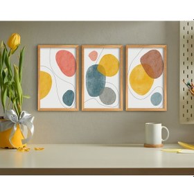 Resim Bk Home Dekoratif 3’Lü Retro Ahşap Tablo-6 (551040921) 