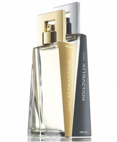 Resim Avon Attraction Kadın ve Erkek Parfüm İkili Set 