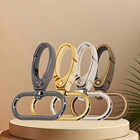 Resim 5 Adet/Çanta 16-38 Mm Metal Döner Çubuklu Karides Kilit Bel Çantası Sırt Çantası Anahtarlık Çanta Aksesuarları için 