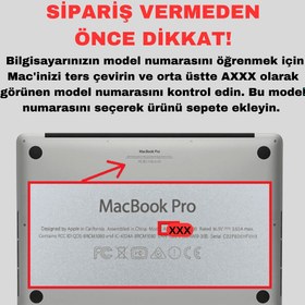 Resim Macbook Pro & Air için Şeffaf Silikon Klavye Koruyucu - MacBook Pro 14'' A3434 - A3426 (M5 Çip) 