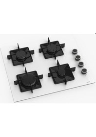 Resim Ferre Flowart Serisi SS206 - QBL63CB - D078 Beyaz Ankastre Set 