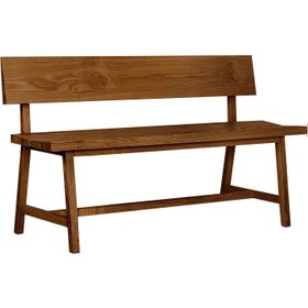 Resim Ahşap Bank - PI Serisi, Sırtlıklı - 160 cm - Forest 