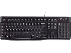Resim Logitech K120 Kablolu Klavye (F Tuş Dizimi) Siyah 