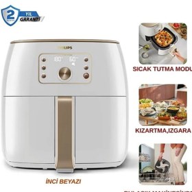 Resim Philips Airfryer Smart Sensing Fritöz, 1.4 Kg, 7.3 L Kapasite | Sıcak Tutma Modu | Rapid Air Teknolojisi 
