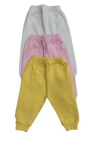 Resim bebedino Patiksiz Alt Pijama Ayaksız 3 Lü Paket 
