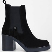 Resim Tamer Tanca Kadın Hakiki Deri Siyah Süet Casual Bot 231 2042 Bn Bot Sk23/24 Sıyah Suet 