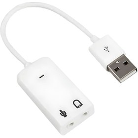Resim Platoon 7.1 Harici USB Ses Kartı USB Jack 3.5mm Kulaklık Ses Adaptörü Ses Kartı 