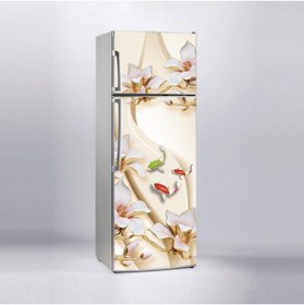 Resim Jasmin2020 Buzdolabı Sticker Kaplama Etiketi 3d Balıklar Gül 