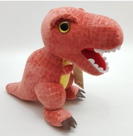 Resim Peluş T-rex Dinazor Peluş Oyuncak Uyku Ve Oyun Arkadaşı Pembe 