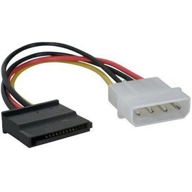 Resim 15cm Sata Power Kablosu Sata HDD Güç Kablosu Sata Molex Çevirici 