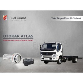 Resim FUEL GUARD Otokar Atlas Kamyon-kamyonet Yakıt Depo Güvenlik Cihazı (ALÜMİNYUM KAPAK HEDİYELİ) 