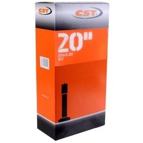 Resim Cst 20x4.20 Av33mm Fat Bike Bisiklet İç Lastik 