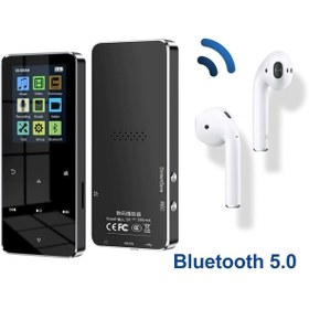 Resim JUNGLEE Bluetooth Lu Mp3-mp4 Çalar Ses Kayıt Fm Radyolu Şarjlı Mp4 Player Dahili Hoparlör 8gb Hafızalı 