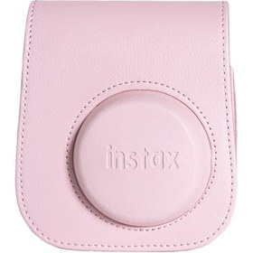 Resim Fujifilm Instax Mini 12 Pembe Deri Çanta 