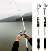 Resim Ultra Dayanıklı Uzun Mesafe Atma Balıkçılık Çubuğu 210.01cm-3.6metre, Taşınabilir Teleskopik Sert Karbon Fiber Deniz Çubuğu, Ağır Hizmet Gücü, Orta Eylem, Büyük Balıkların Sürükleme Balıkçılığı İçin Uygun, Tüm Su Gövdelerine Uygulanabilir 