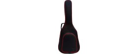 Resim Erga Müzik Klasik Gitar Çantası-Kılıfı-Kalın-Gigbag-Siyah-Kırmızı Fitil-Keten-Su GEÇİRMEZ-GTRSİYAHRED004 