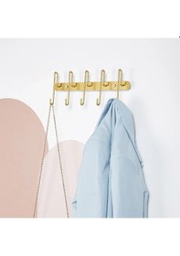 Resim Freya Gold Metal Dekoratif Duvar Askılığı Gold 