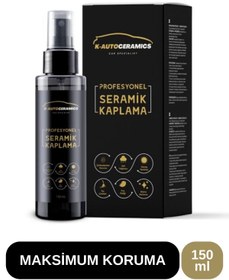 Resim K-Auto Ceramics Oto Araba Çizik Giderici, Güneş Yanığı, Boya Koruma, Su Ve Kir Itici, Cila, Seramik Kaplama 150 ml 