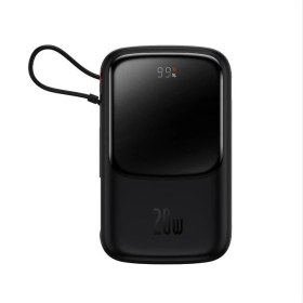 Resim Baseus Super Şarj Gösterge Lightning Kablolu 20W 10.000 Mah Powerbank Apple iPhone 14 14 Pro Max Powerbank 