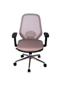 Resim Ofisbazaar Dali Fileli Çalışma Koltuğu Ergonomik Şef Ve Toplantı Koltuğu Gri Gri 